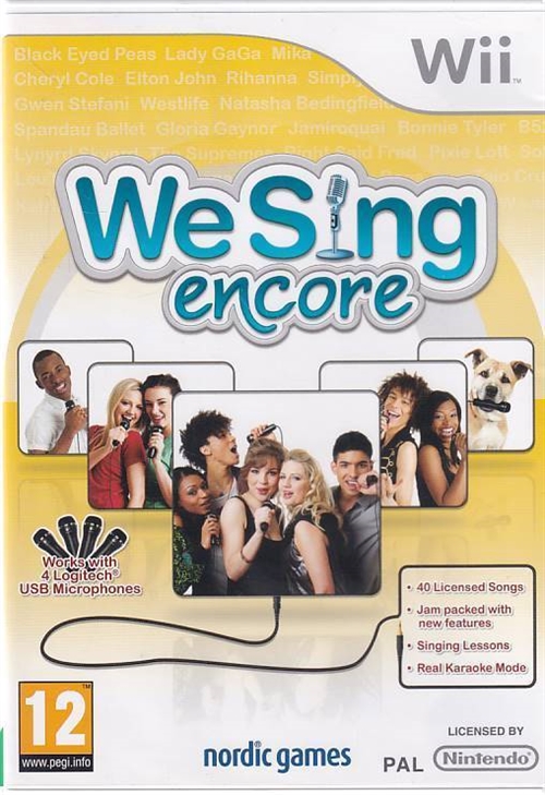 We Sing Encore - Wii (B Grade) (Genbrug)